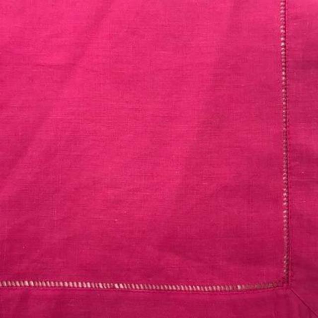 Hot Pink Hemstitch Napkin  20" X 20"