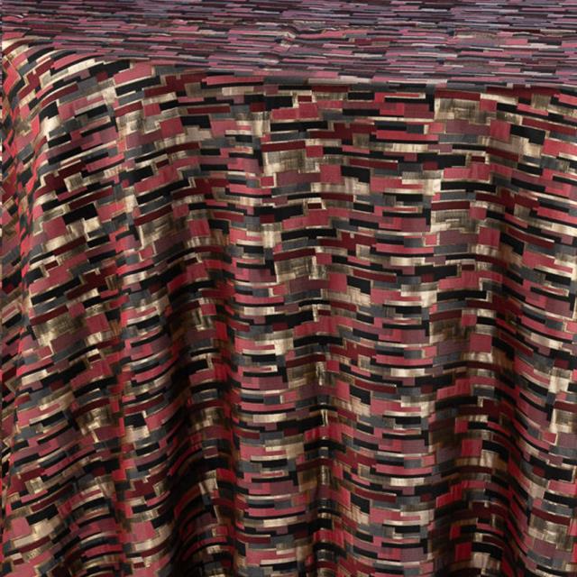 Cranberry Jacquard Maze Cuff