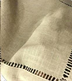 Natural Toscana Hemstitch Napkin 20"X 20"