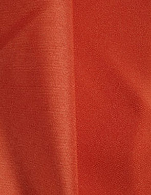 Burnt Orange Poly Pointed Runner  12" x 120"