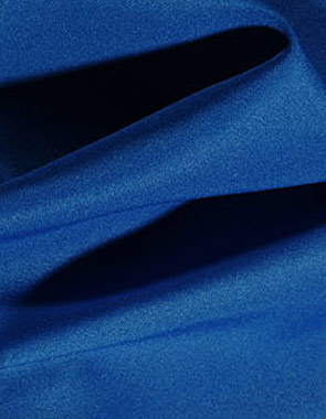 Royal Blue Poly Pointed Runner  12" x 120"
