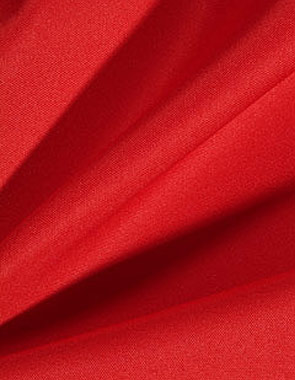 Red Poly Pointed Runner  12" x 120"