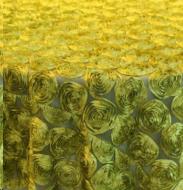 Chartreuse Sheer Rosette Cuff