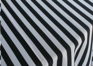 Black and White Skinny Stripe Napkin