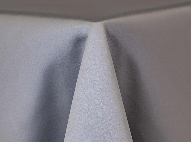 Silver Matte Satin Runner
