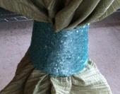 Dark Aqua Sequin Cuff