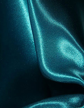 Teal Satin Pointed Runner 12" x 120"