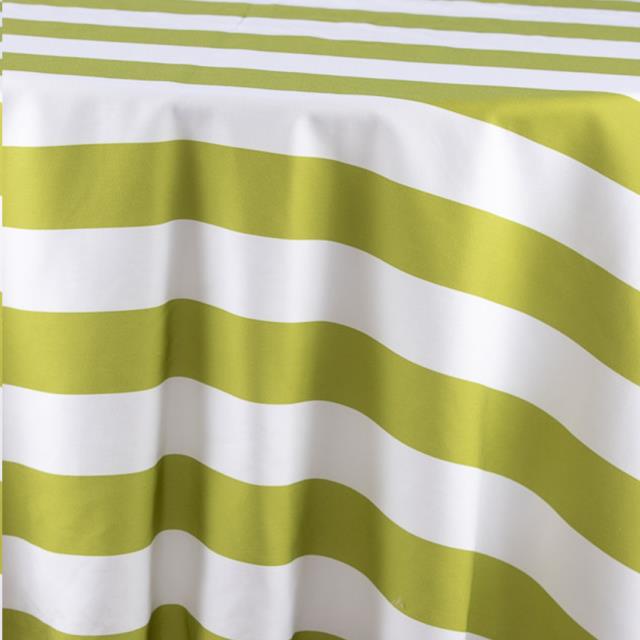 Avocado and White Stripe Cuff