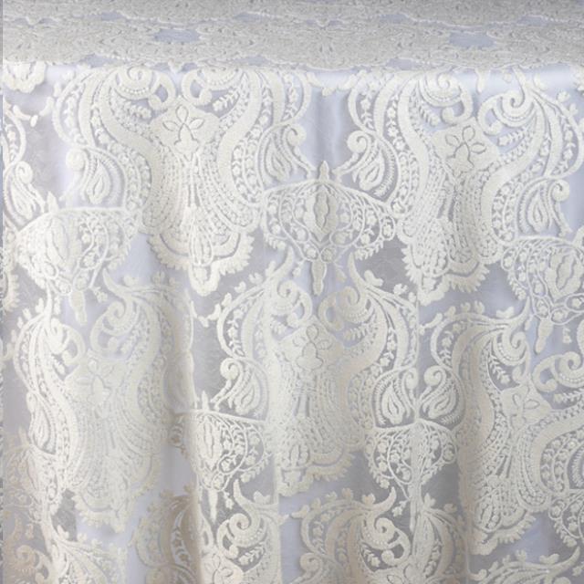 Vintage Lace Sequin White Cuff