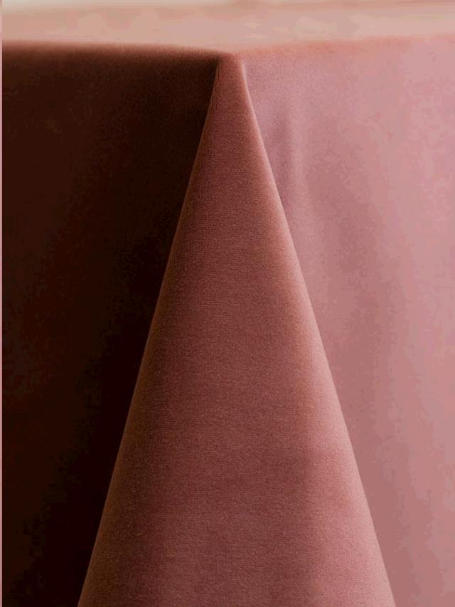 Blush Velvet Square End Runner