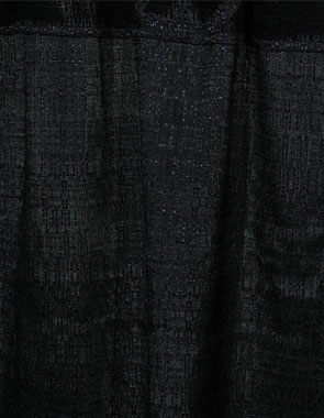 Black Banjo Drape Panel  3'