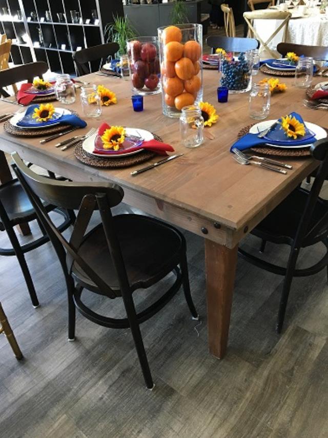 Farm Table 66" Sq
