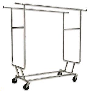 Double Collapsible Coat Rack