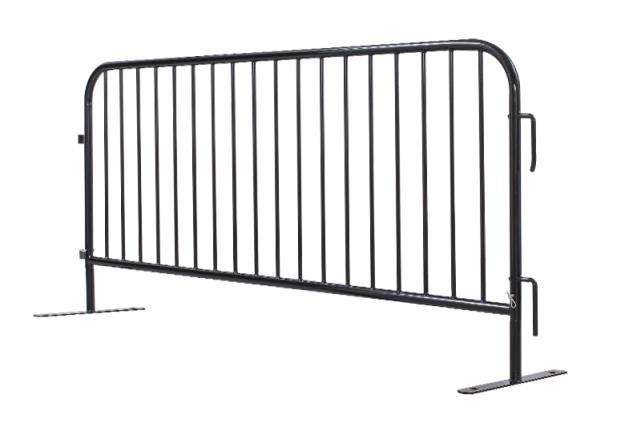 Black Crowd Control Barricade