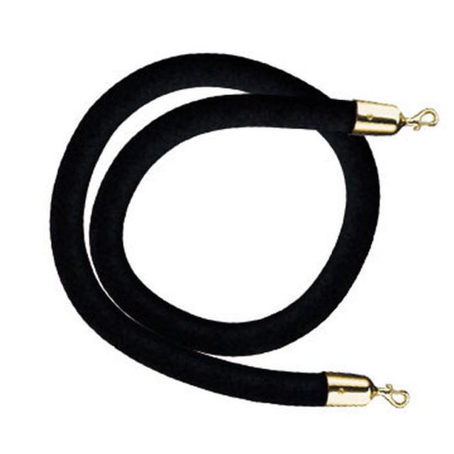 Black Velvet Stanchion Rope  6'