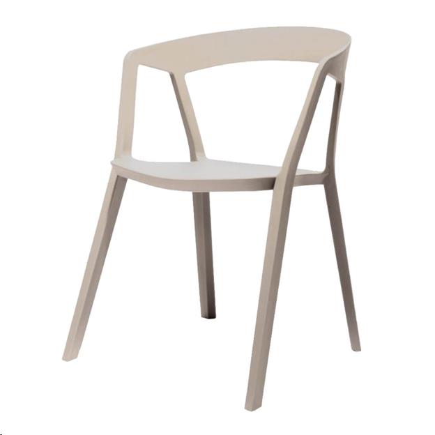 Almond Stacking Chair