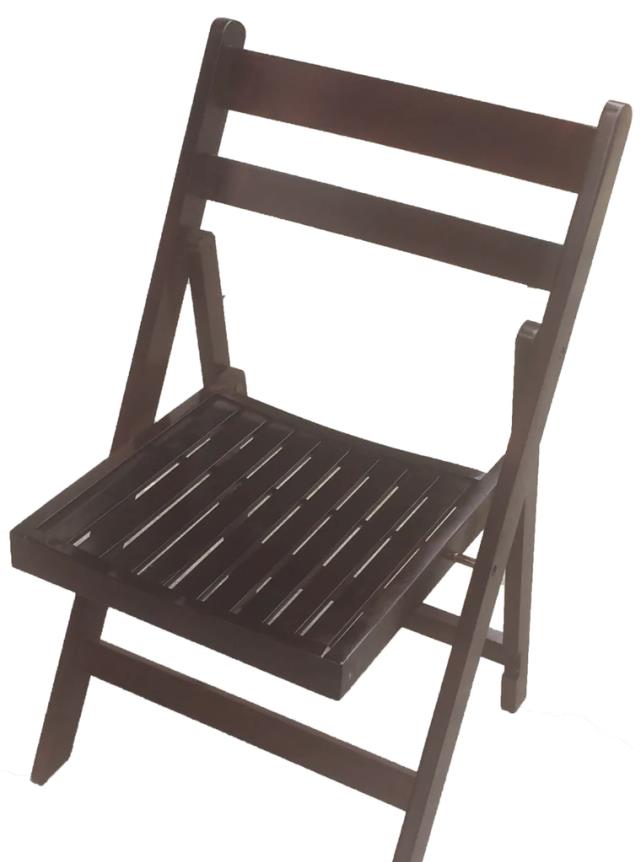 Mahogany Slatted Chair