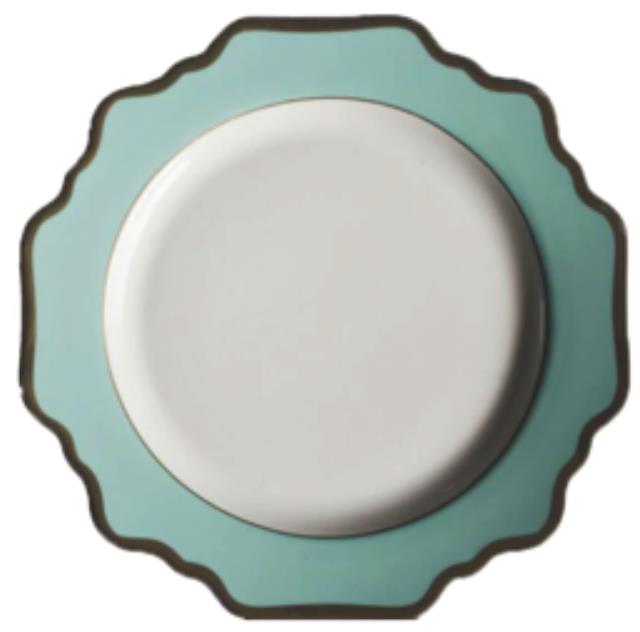 Mint Emma Salad Plate