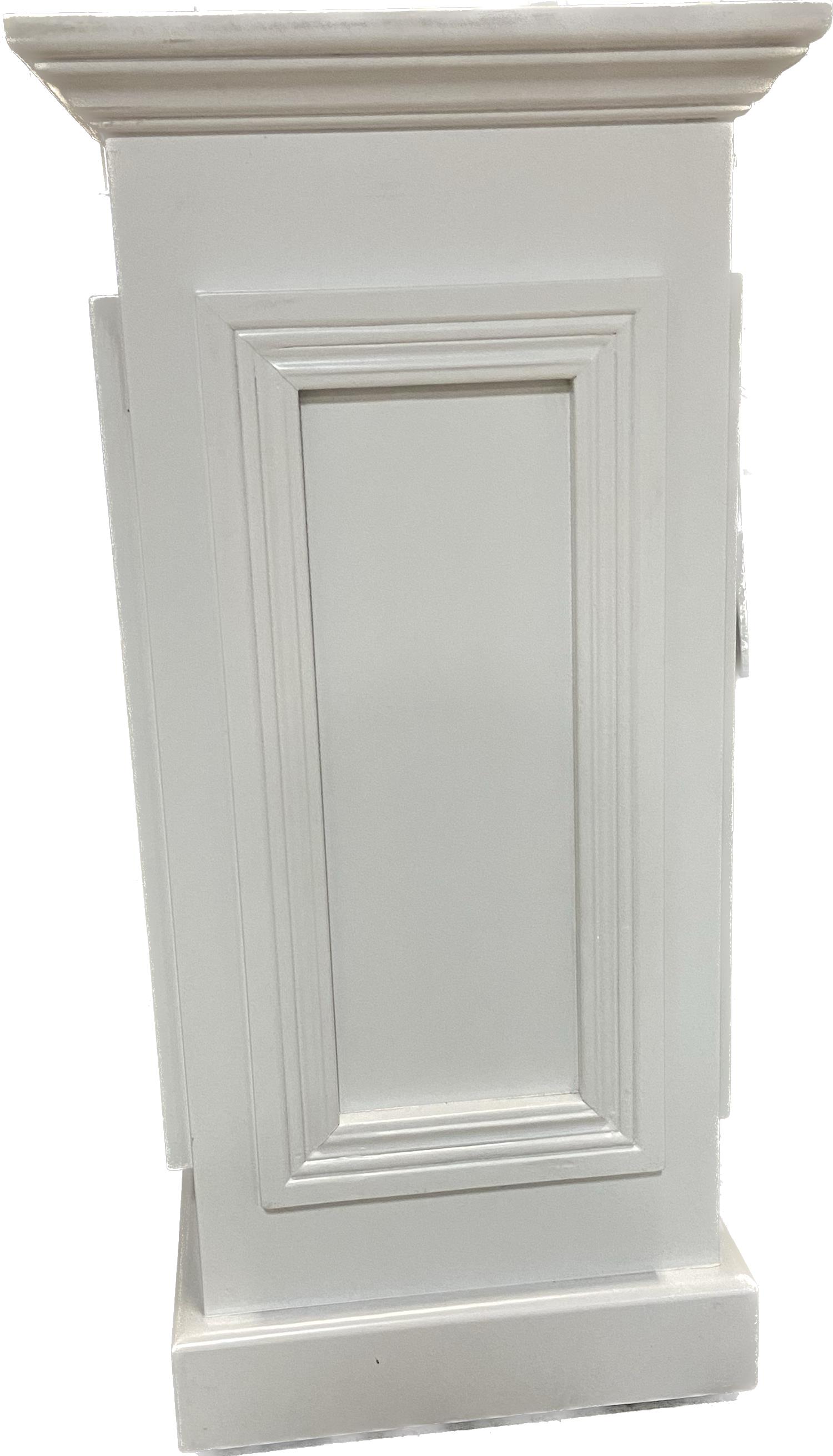 White Wood Stage Column