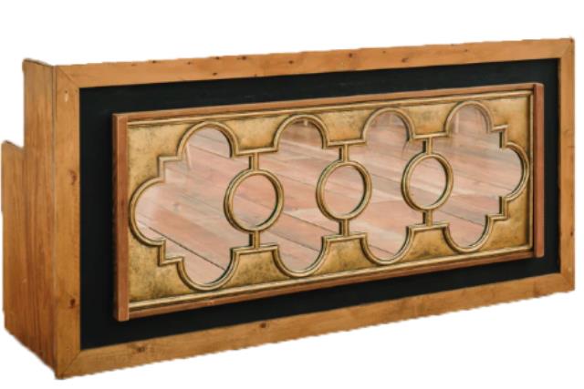 Gold Mirror Front Bar