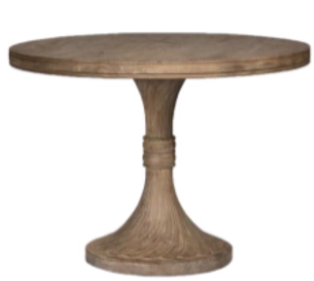 Mitchell Swirl Pedestal Dining Table 48" Round