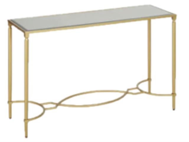 Gold Rosetta Sofa Table