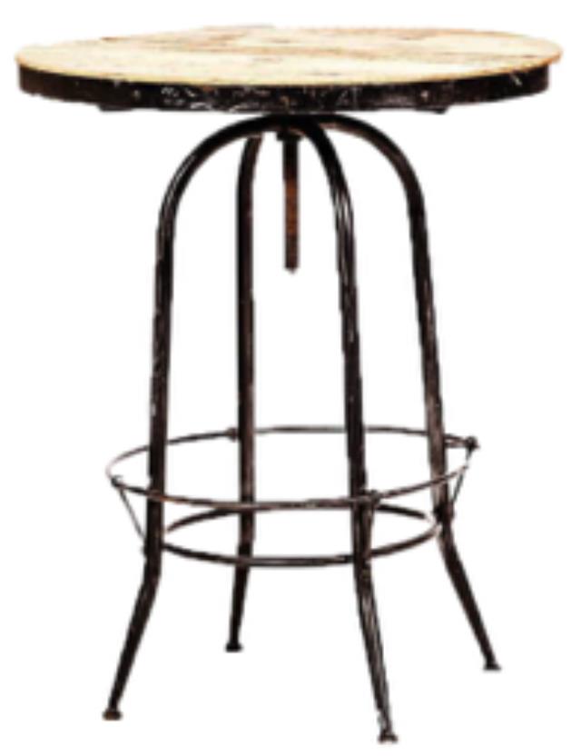 Barnwood and Iron Cocktail Table