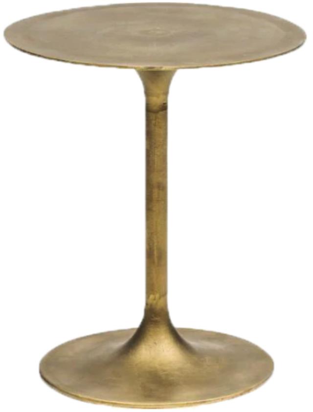 Gold Tulip Cocktail Table