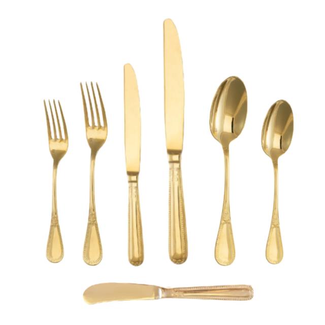 Savoy Gold Flatware Pattern