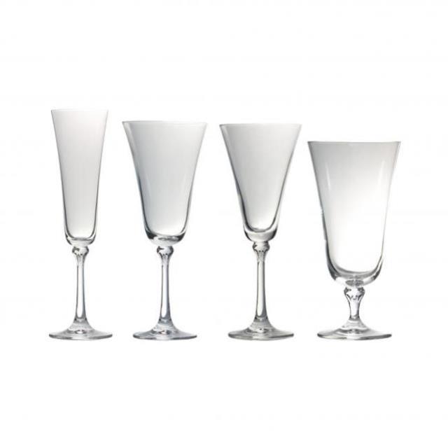 Charlotte Clear Glassware Pattern