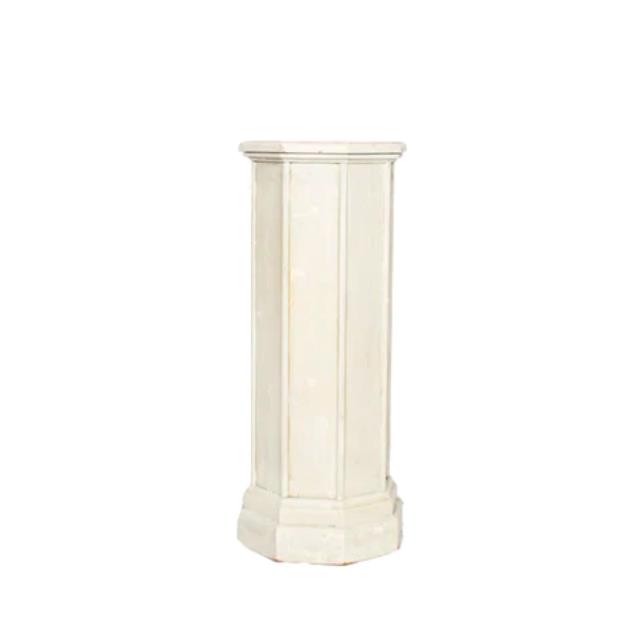 Off White Octagon Column