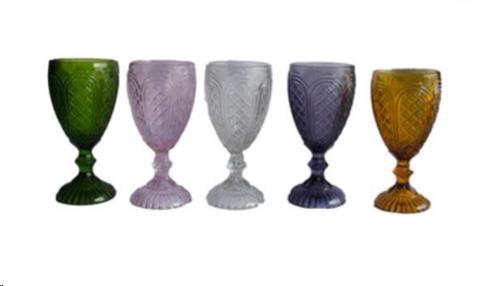 Carousel Goblets  Assorted Colors