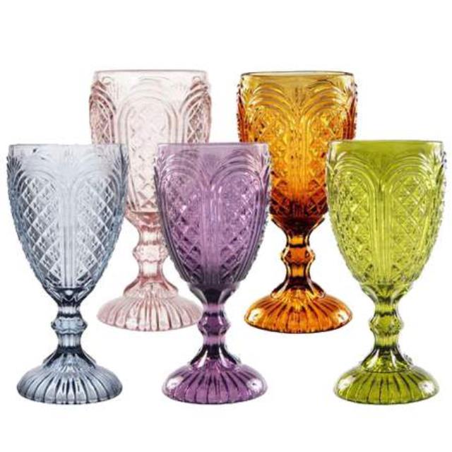 Carousel Goblets  Assorted Colors