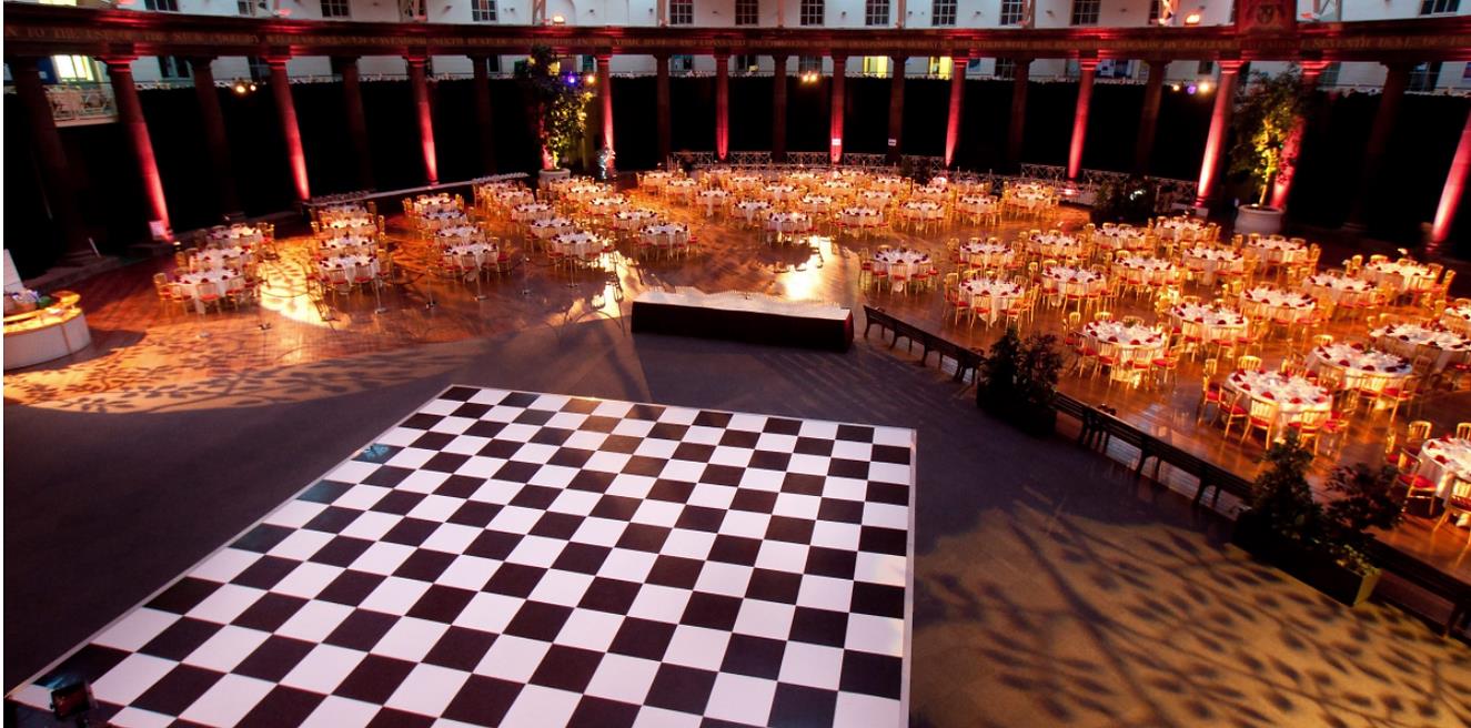 Black & White Acrylic Dance Floor