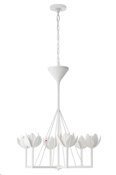 White Bloom Chandelier