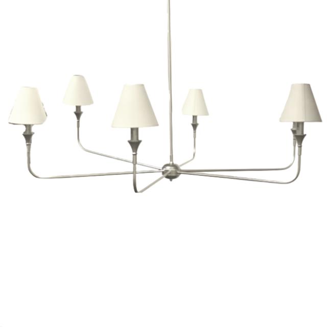 Edith Pewter Chandelier