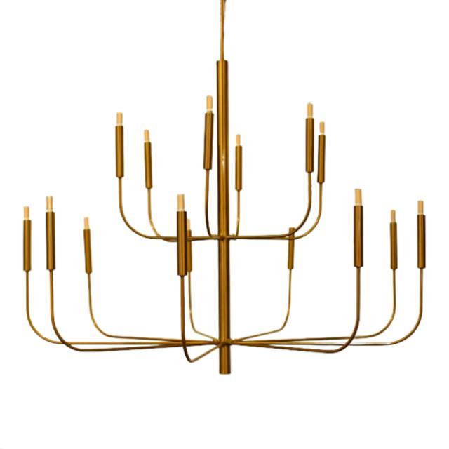 Courtney Antique Brass Chandelier