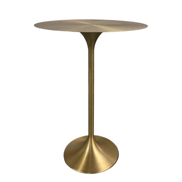 Gold Pedestal Hightop, 30" Round