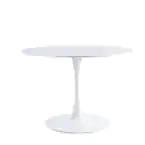 White Pedestal Dining Table