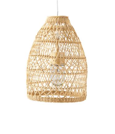 Rattan Dune Pendant 14"W x 19"H