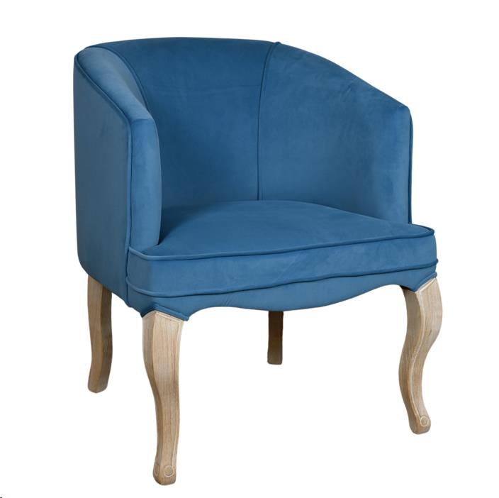 Cher Chair: Blue Velvet