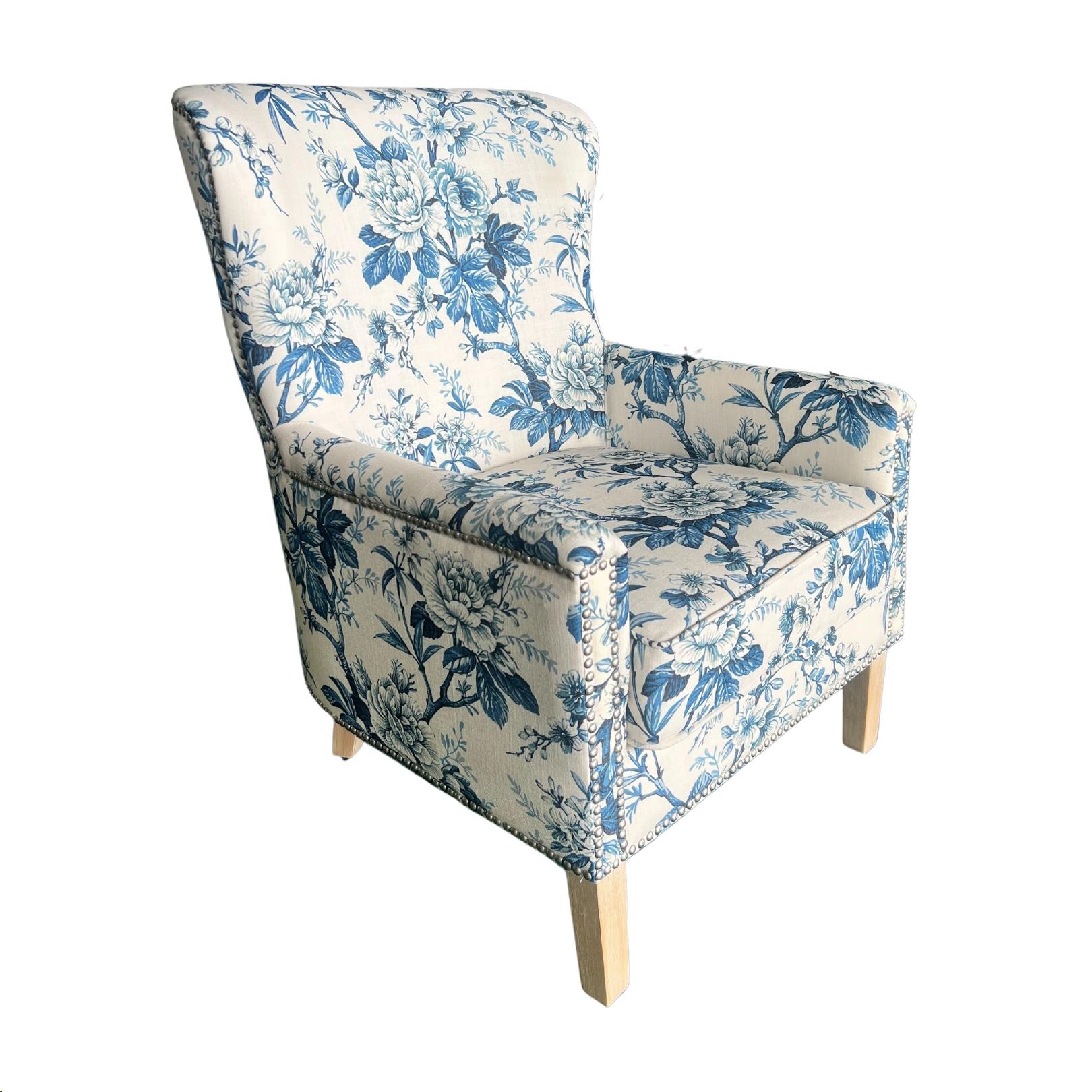 Cabot Chair: Jayden Indigo