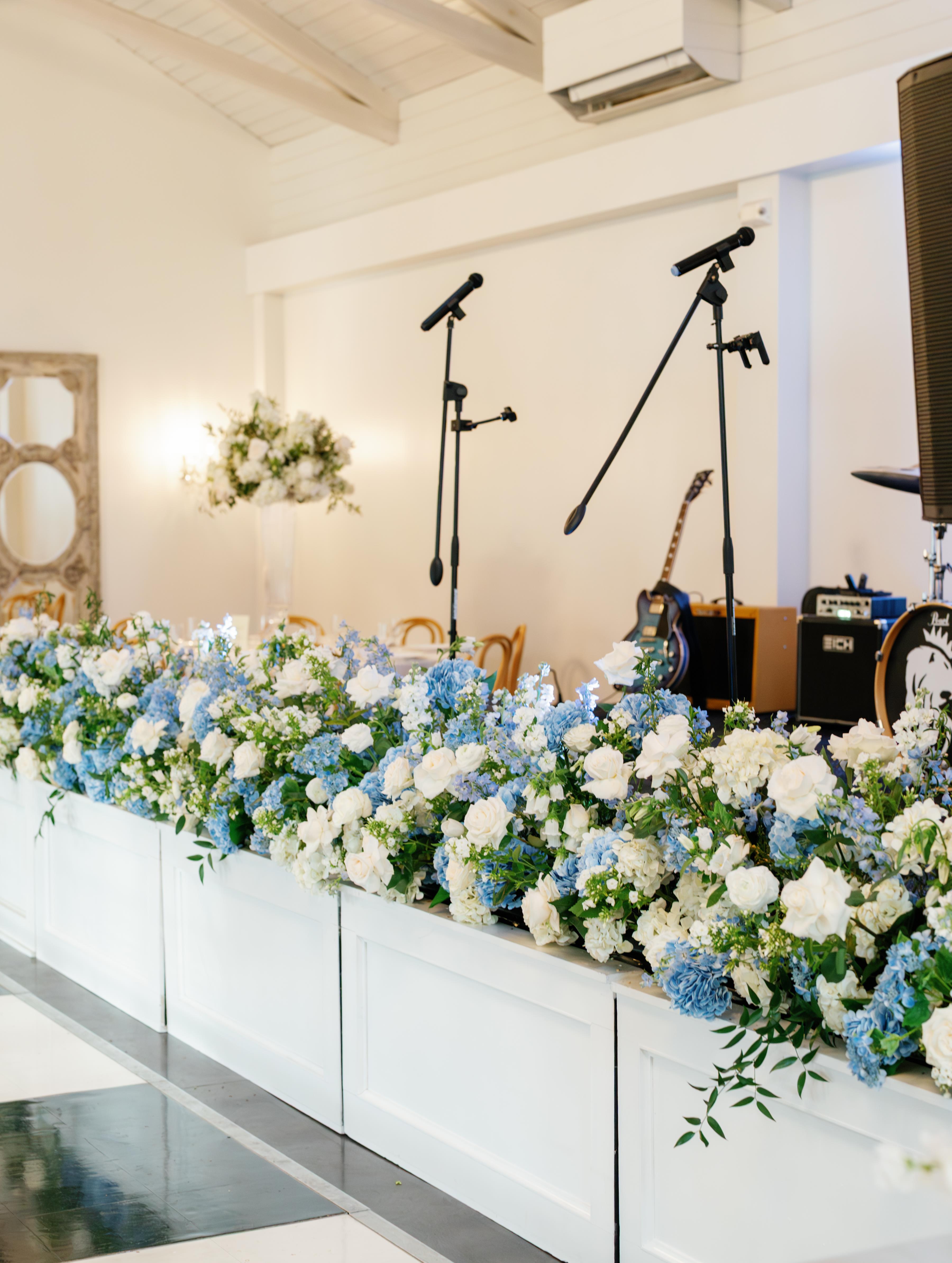 4'x24" White Wood Stage Facade