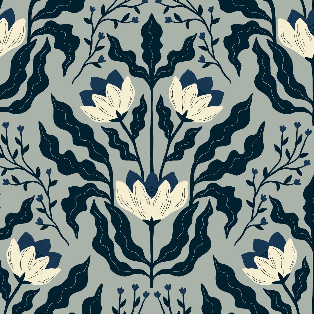 Lotus Indigo Runner 18"x168" CLC