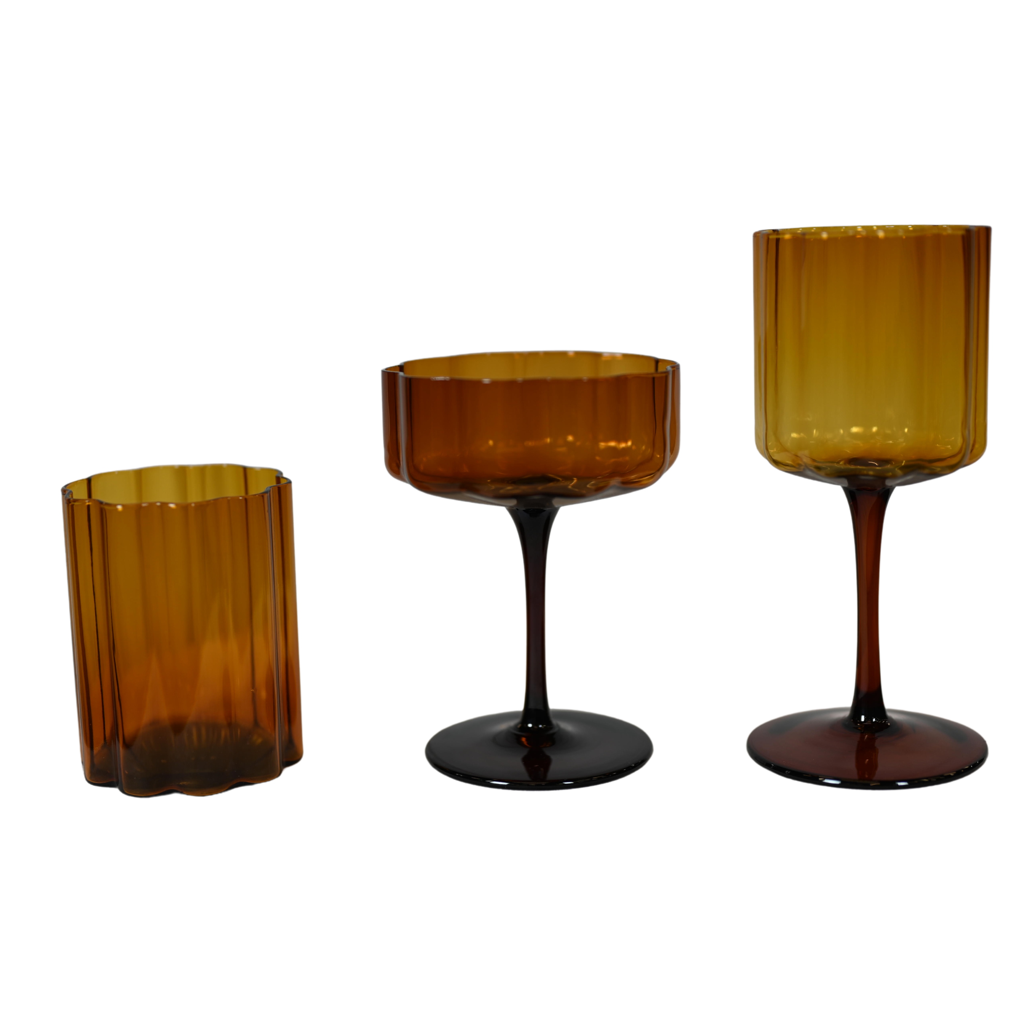 Marla Ginger Glassware Pattern