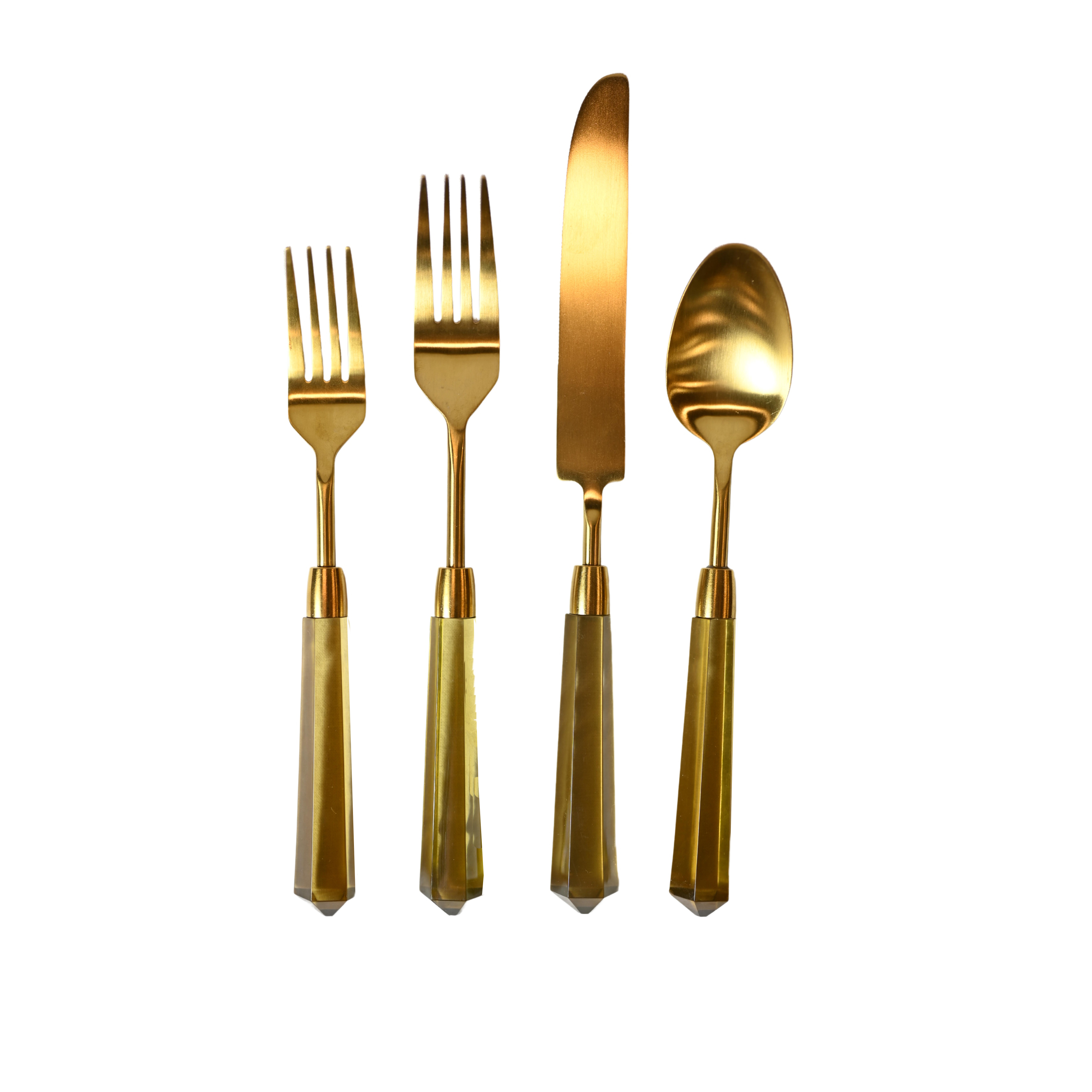 Rhodes Amber Flatware