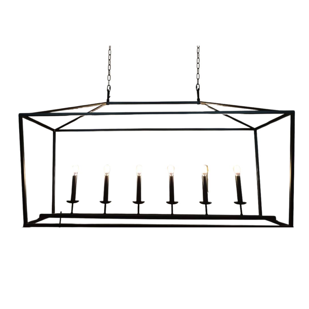 Adams Black Carriage Light: Large