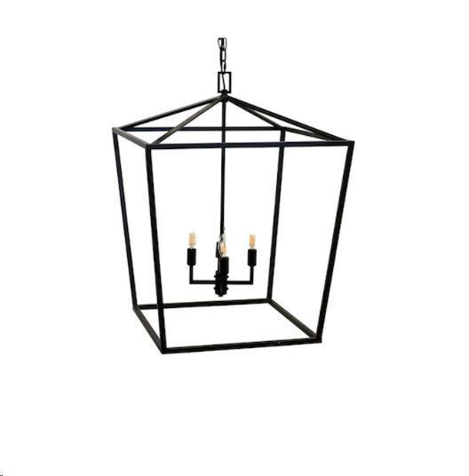 Adams Black Carriage Light: Small