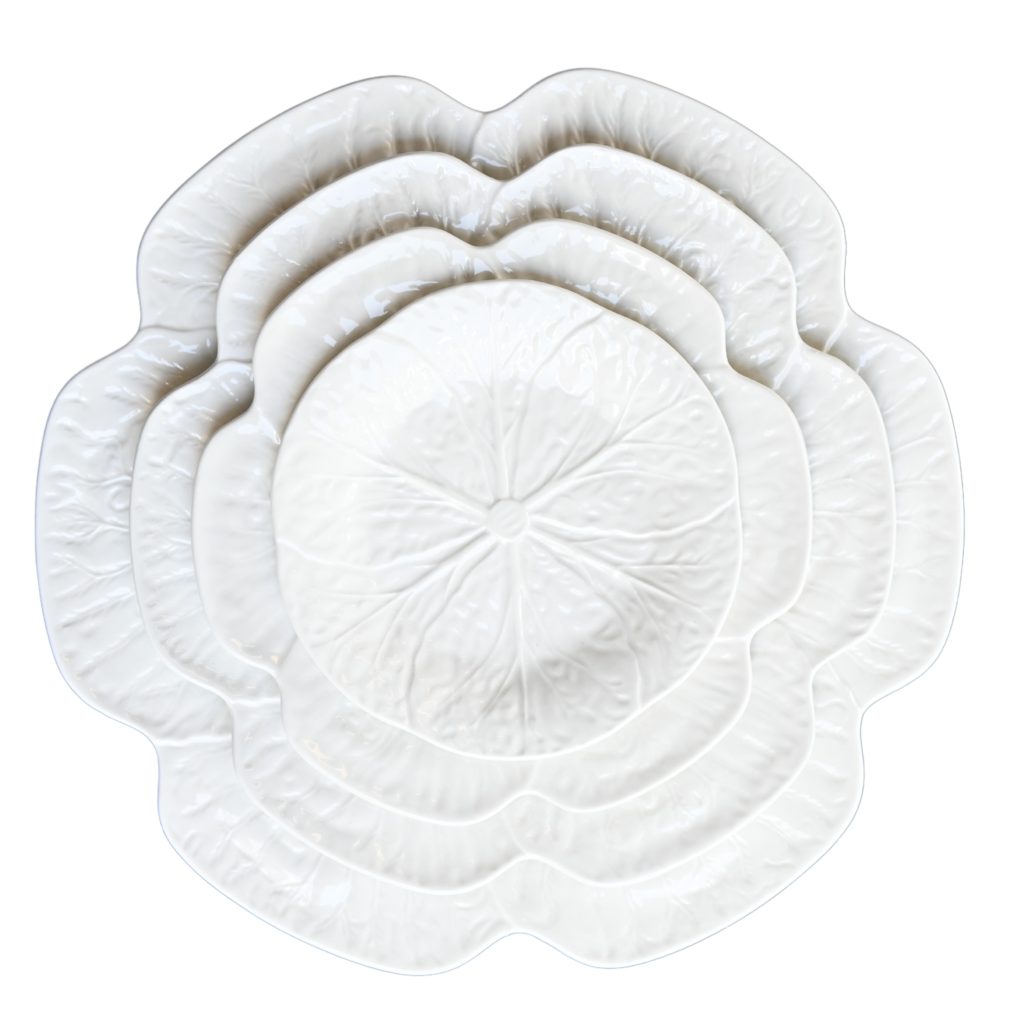 Ivory Cabbage China Pattern