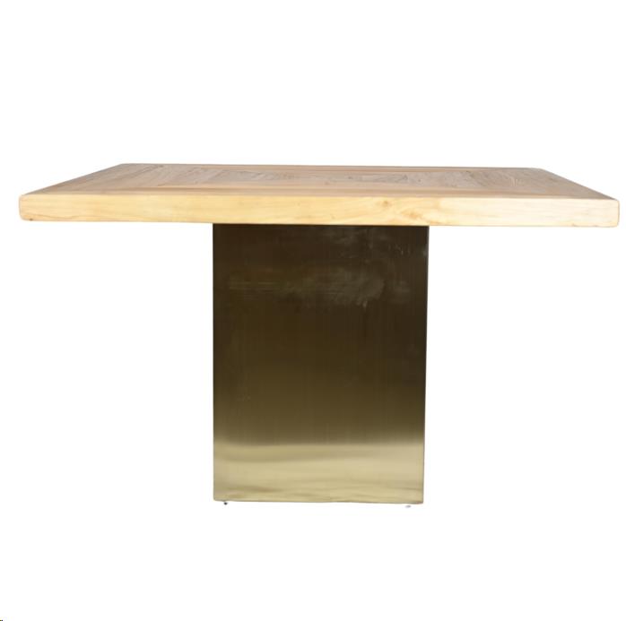 Penn Brushed Brass Dining Table